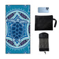 Microfiber Double Sided Fleece Reactive Print Swim Beach Towel