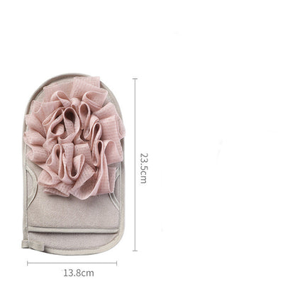 Household Double Sided Bath Towel Gloves