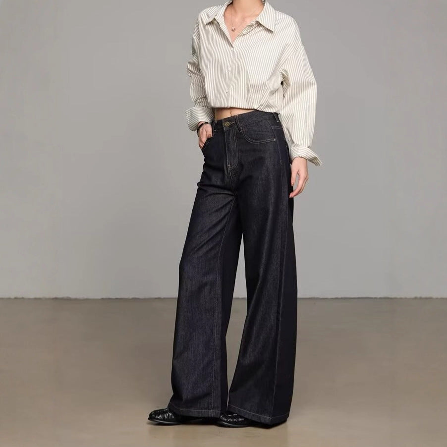 Wide Leg Denim Jeans
