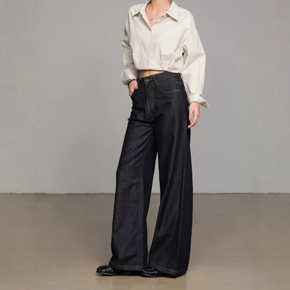 Wide Leg Denim Jeans