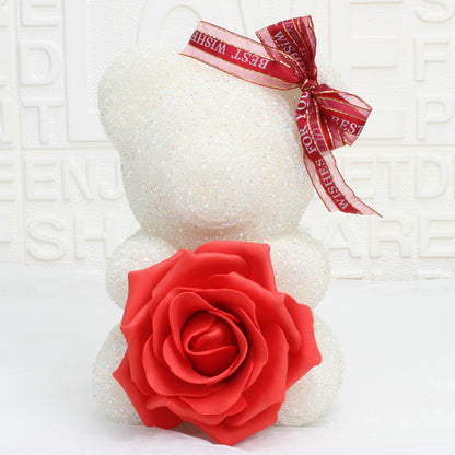 Rose Gift Box Crystal Diy Soap Flower