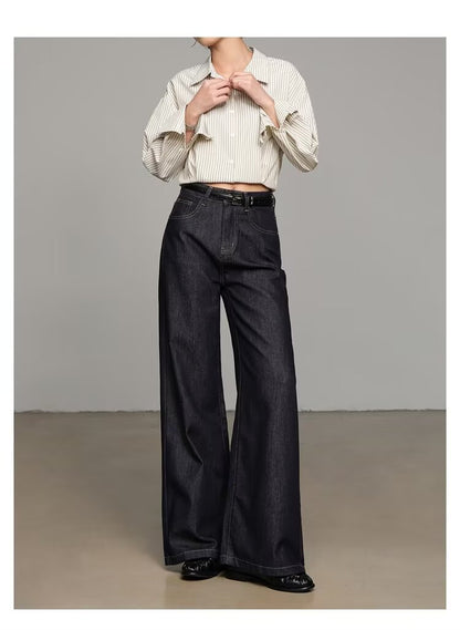 Wide Leg Denim Jeans