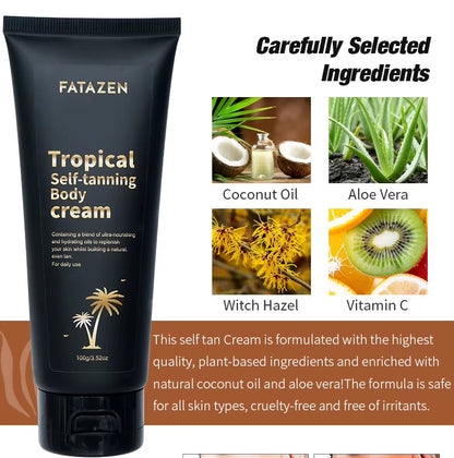3Hrs Instant Dark Tanning Lotion Butter Body Care Sunscreen Suntan Oil Skincare OEM Self Tanner Sunless Tanning Cream For Body