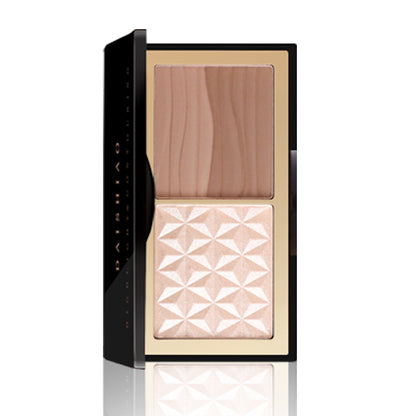 Three-color Bronzing Powder Shadow Nose Shadow Matte Brightening Three-dimensional Ginger Highlighting Powder