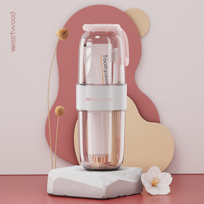 Travel Mouthwash Cup Tooth Cup Tooth Mug Toothpaste Storage Box