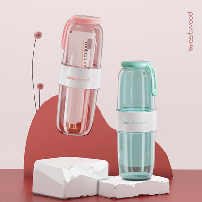 Travel Mouthwash Cup Tooth Cup Tooth Mug Toothpaste Storage Box