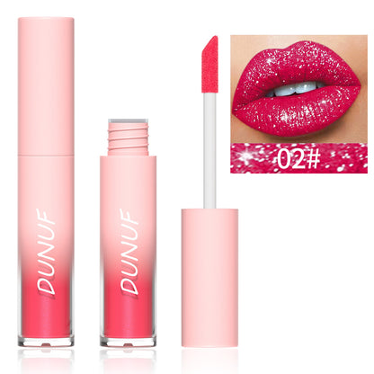 DUNUF 18 Color Diamond Lipstick Lip Gloss