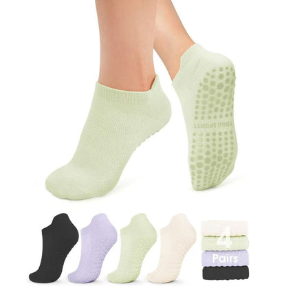 Boneless Mesh Athletic Socks Non-slip Silicone Indoor