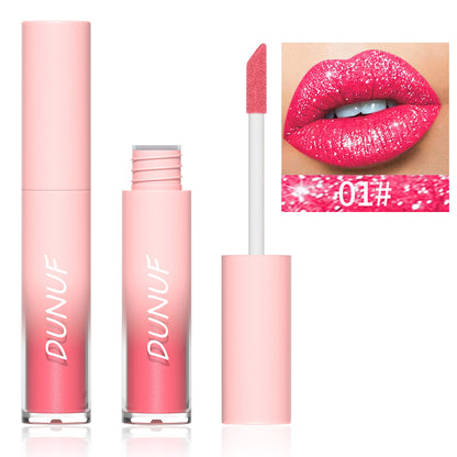 DUNUF 18 Color Diamond Lipstick Lip Gloss