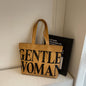 Tyvek Casual Cool Letter Printing Large Capacity Totes