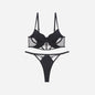 Glossy Mesh Hollow French Underwear Women