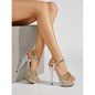 Sexy Transparent Crystal Heel Women's Fashion Shoes