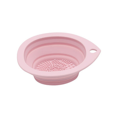 Folding Silicone Solid Color Beauty Tools Pad For Washing Brush