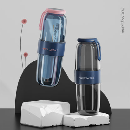 Travel Mouthwash Cup Tooth Cup Tooth Mug Toothpaste Storage Box