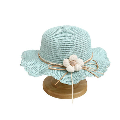 Girls' Sun-proof Sun Straw Hat Bag
