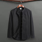 Tang Suit Outfit Chinese Retro Buckle Stand Collar Long Sleeve Cotton Linen Undershirt Coat