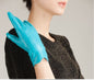 Women's Fashion Winter Warm Gloves Real Lamb Leather Handmade Curve Sheepskin Gloves