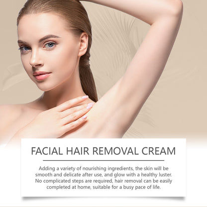 Coconut Facial Gentle Hair Removal Cream For Men And Women