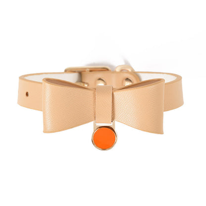 Luxury Leather Pet Cat Collar