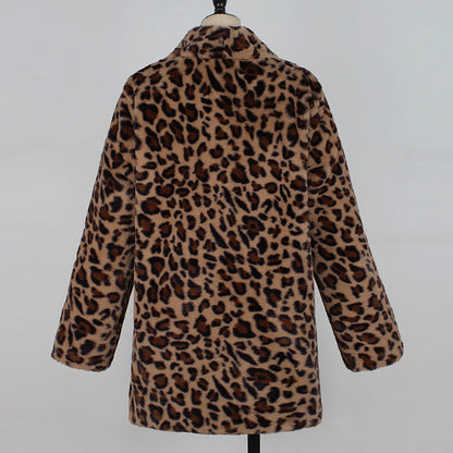 Artificial Faux Fur Women Winter Coat