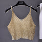 Women's Hollow-out Midriff Sling Top