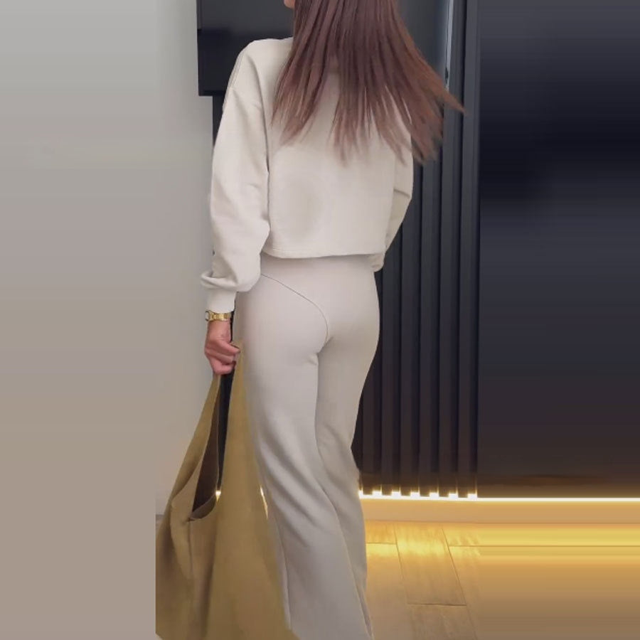 Hooded Top Two-piece Pants