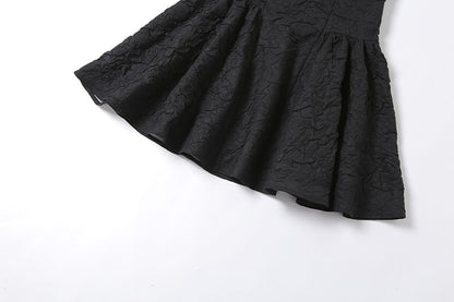 High Waist Slim Sexy Zipper Tube Top Halter Dress Women