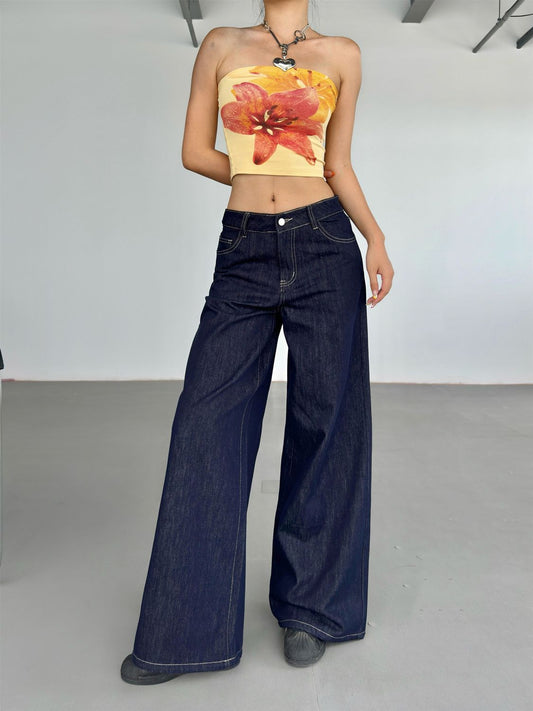 Retro Wide Leg Jeans
