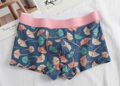 Men's boxer briefs breathable antibacterial four-corner men's pants