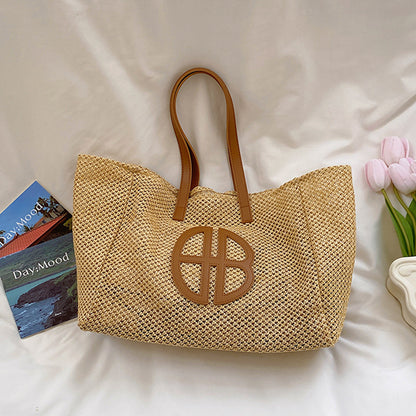 Summer Retro Large Capacity Tote Bag For Women