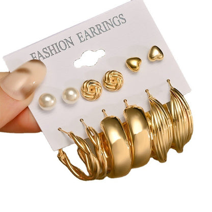 Earring Lady Student Exaggerated Society