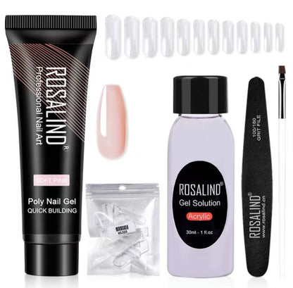 Extension Gel Polish Kit For Manicure Poly Nail Gel Set For