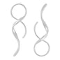 Line Simple Metal Earrings Asymmetric Fashion Earrings