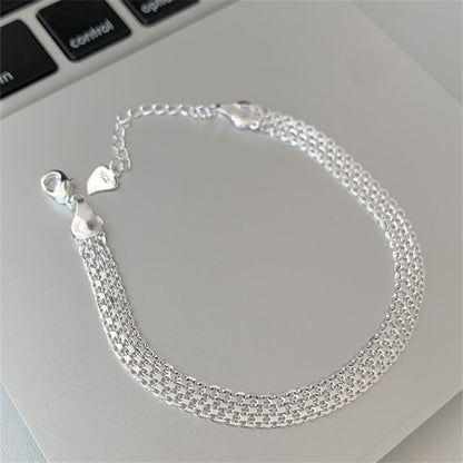 Women's 925 Sterling Silver Vintage Weave Necklace