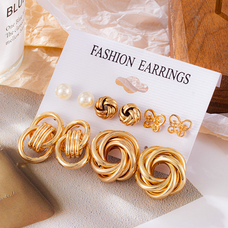 Earring Lady Student Exaggerated Society