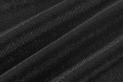 Halter Letters Hot Rhinestone Pleated Bodysuit