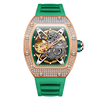 Fully-jewelled Automatic Mechanical Watch Men