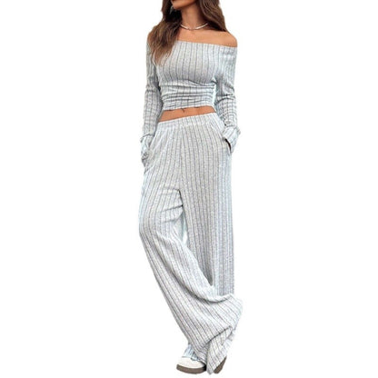 Turtleneck Knitting Long-sleeve Suit Women's Loose