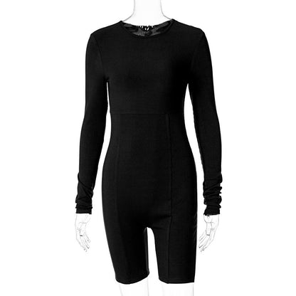 Knitted Slim-fit Hip-lifting Sports Yoga Jumpsuit