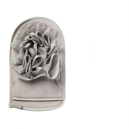 Household Double Sided Bath Towel Gloves