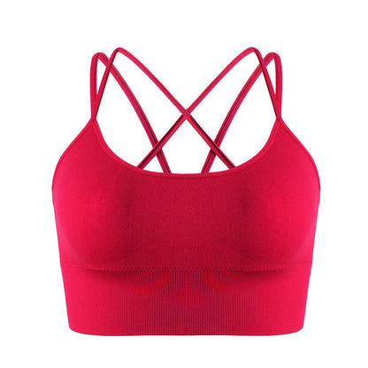 Women's Sports Bra Underwired Tube Top Vest