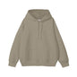 Simple Loose Cotton Silver Fox Velvet Hooded Pullover Men
