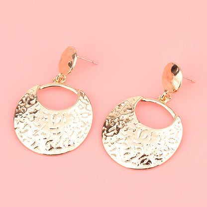 European And American Fashion Exaggerated Irregular Earrings Simple Geometric Female Vintage Earrings