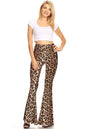 Hip Retro Printed Bootleg Pants Casual Pants
