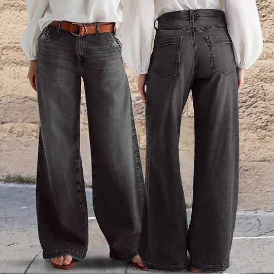 Straight-leg Jeans With Stretch