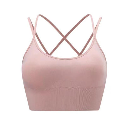 Women's Sports Bra Underwired Tube Top Vest