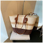 Straw Woven Tote Large Capacity Beach Shoulder Bag