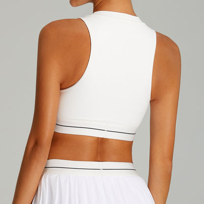 Women's Tight Contrast Color High-strength Running Fitness Vest