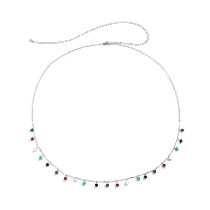 Single Layer Tassel Metal Women's Body Chain