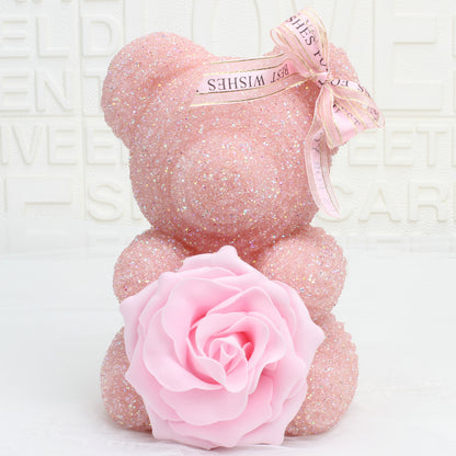 Rose Gift Box Crystal Diy Soap Flower